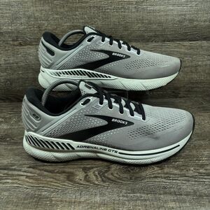 Brooks Adrenaline GTS 22 Shoes Men's 11 2E Gray Black Running Stability Wide